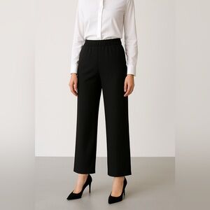 Black Wide-Leg Pants
